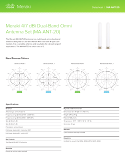 4/7 dBi - Cisco Meraki