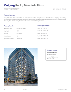 Calgary Rocky Mountain Plaza