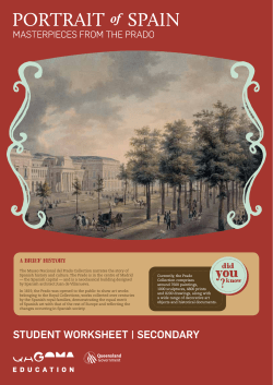 Secondary Student Worksheet