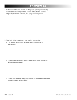 20 Life in the Sahara and the Sahel