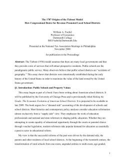 The 1787 Origins of the Tiebout Model