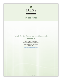 Aircraft Carrier Electromagnetic Compatibility White Paper v4.indd