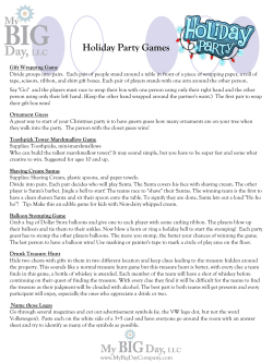 Holiday Party Games