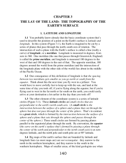 CHAPTER 3 THE LAY OF THE LAND: THE TOPOGRAPHY OF THE
