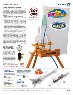 rockets - KELVIN&reg; Educational