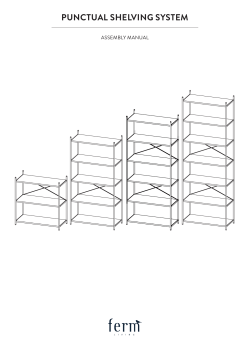 punctual shelving system