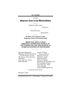 amicus brief - Brennan Center for Justice