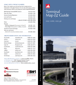 BWI Airport – Terminal Map and Guide