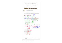 Test Friday on the parabola Title: Mar 264:01 AM (1 of 4)