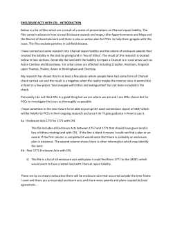 ENCLOSURE ACTS WITH CRL - St Michaels Church Penkridge