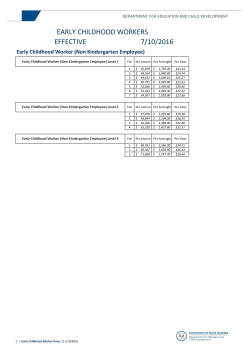 early childhood workers (PDF 148KB)