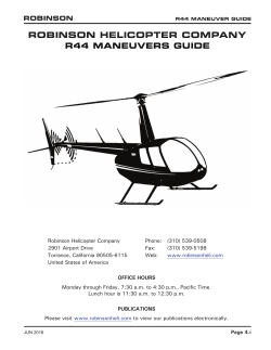 r44_maneuver_guide - Robinson Helicopter Company