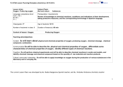 Communication:Ss will be able to describe the physical and