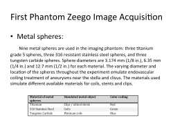 First Phantom Zeego Image AcquisiVon