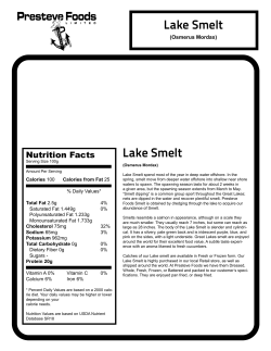 Lake Smelt Lake Smelt