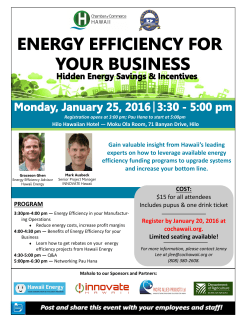 Gain valuable insight from Hawaii`s leading experts on how to