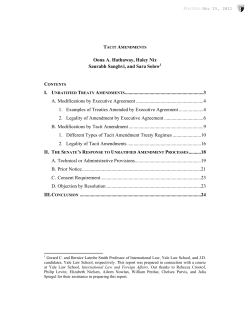 Tacit Amendments - Yale Law School