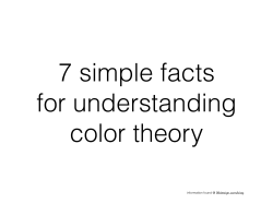 Color Theory Lecture