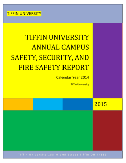 Annual Campus Safety and Fire Safety Report 2014