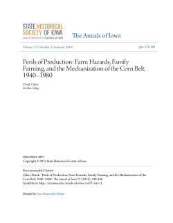 Perils of Production: Farm Hazards, Family Farming, and the
