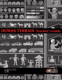 HUMAN TERRAIN Teacher`s Guide