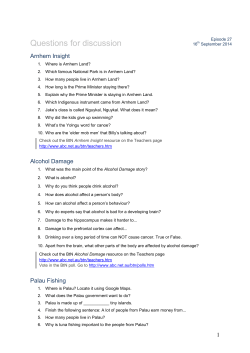 Questions for discussion