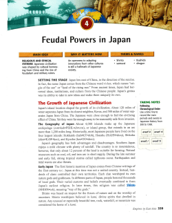 Feudal Powers in Japan