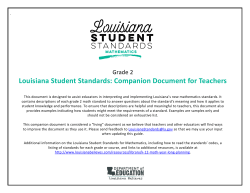Grade 2 Companion - Louisiana Believes