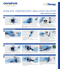 EZDILATE ENDOSCOPIC BALLOON DILATOR