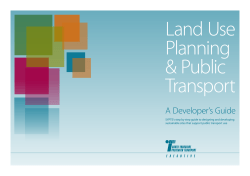 A Developer`s Guide - South Yorkshire Passenger Transport Executive