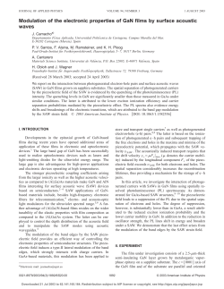 Modulation of the electronic properties of GaN films by surface