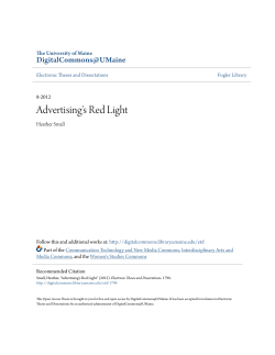 Advertising`s Red Light - DigitalCommons@UMaine