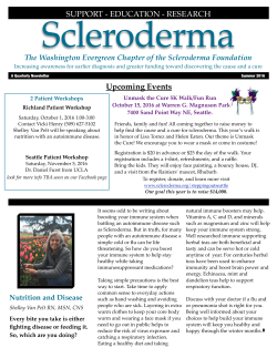 newsletterSummer2016 - Scleroderma Foundation