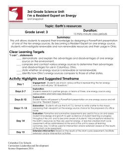 I`m A Resident Energy Expert - 3.ESS.2