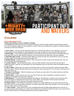 Course - Mighty Mud Dash