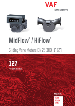 MidFlow&reg; /HiFlow - VAF Instruments