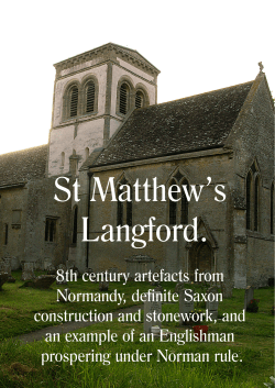 Langford Church guide - Oxfordshire Cotswolds
