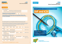 IVF and ICSI - Richmond CCG