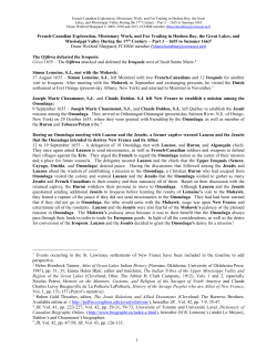 Timeline - Part 3 - 1655 - French-Canadian Heritage Society of