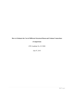 How to Estimate the Cost of Different Structural Beam and Column