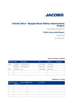 Appendix K: Traffic Assessment