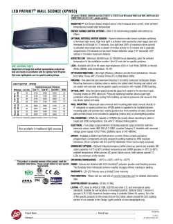 led patriot&reg; wall sconce (xpws3)