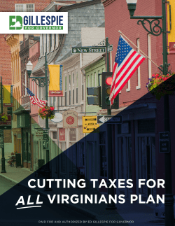 cutting taxes for virginians plan