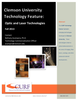 Optic and Laser Technologies