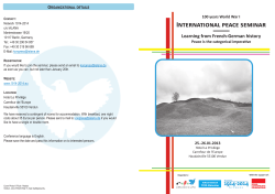 International peace seminar