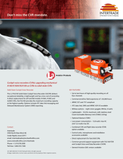 Don`t miss the CVR mandate.