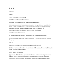 Microbiology - Nagpur University