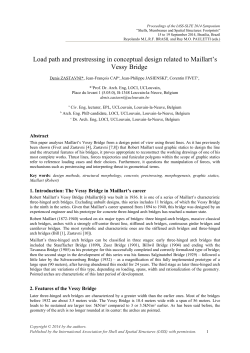 Load path and prestressing in conceptual design