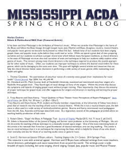 ACDA sp 16 blog - Mississippi ACDA