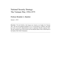 The Vietnam War, 1954-1975